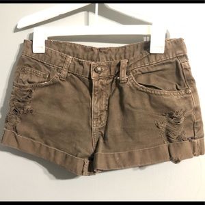 High waisted shorts